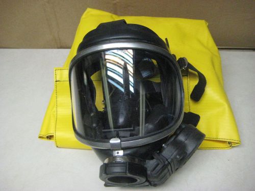 Drager Full Face Respirator Mask Panorama Nova SCBA w/ HUD &amp; VoiceAMP