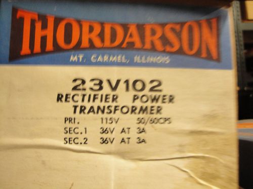 THORDARSON 23V102 - 2 X 36V 3A TRANSFORMER SOLID STATE AMPLIFIER TRIAD UTC