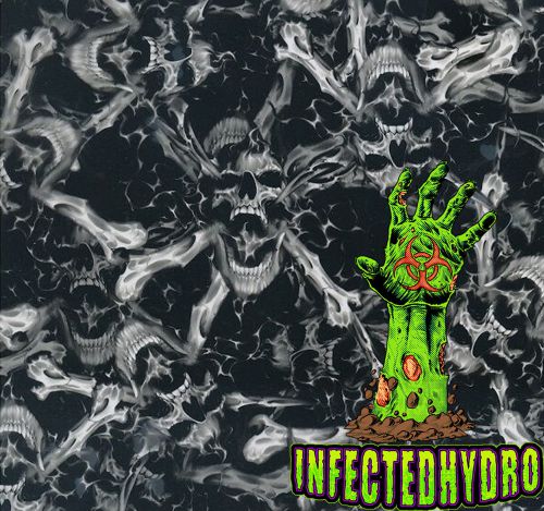 Hydrographic Film Water Transfer Hydrodipping Hydrodip A120 SkullBone Skulls