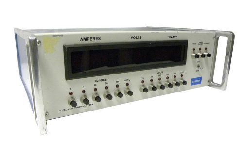 Magtrol 4612b power analyzer 0-600 volts 0-50 amps for sale