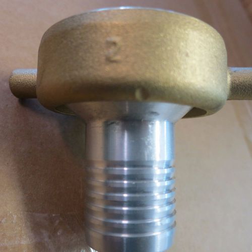 2&#034; NPT x 1 1/4&#034; Water Hose Fitting,Dredge,Highbanking Gold Panning Sluicing