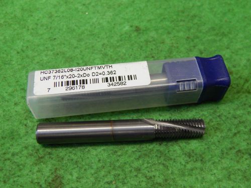 Vardex Solid Carbide Thread Mill HC37362L08-120UNFTMVTH UNF 7/16&#034;-20-2xDo