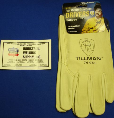 TILLMAN 764XL DRIVERS GLOVES X-Large Top Grain Cowhide