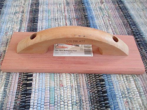 Goldblatt Tools 12 inch Wide Mahogany Hand Float G06151