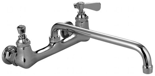 Wall mount heavy duty no lead faucet 14in spout 8in center - aa-814g for sale