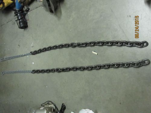 5/8&#034; chain 5 foot pair  l3 for sale