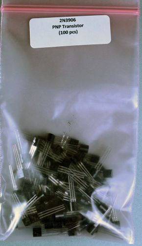 100 pcs Toshiba 2N3906  Gen Purpose PNP 40V 200mA T0-92  Transistor