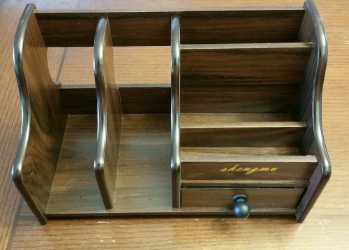 Shengmu Wood Desk Caddy NEW Ligneous Stationery