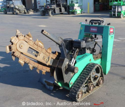 2011 toro trx15 walk behind crawler trencher kawasaki 15 hp rubber tracks for sale