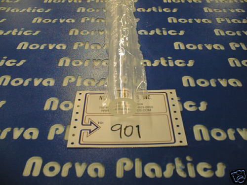 (901)ACRYLIC TUBING 1 1/2&#034; OD X 1/4&#034; WALL CLEAR 24&#034;