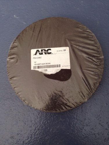 10&#034; psa sticky cloth sanding discs  100 grit  qty: 25 for sale