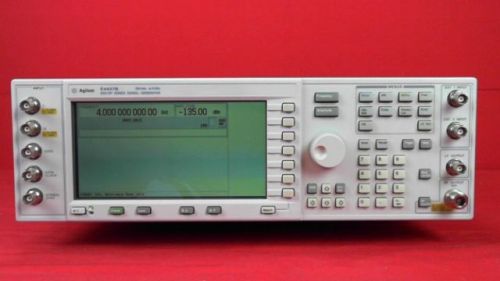 Agilent E4437B-UN8-UN9 Digital / Analog Signal Generator 250kHz to 4GHz, with op