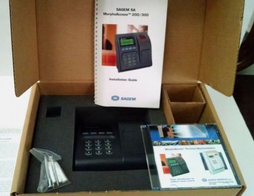 SAGEM MORPHOACCESS MA220 FINGERPRINT SCANNER w/ Manual &amp; CD