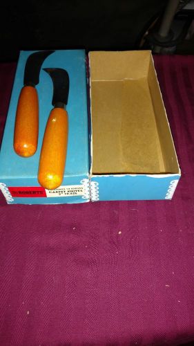 VINTAGE ROBERTS CARPET KNIVES IN ORIG. BOX SET OF (2)