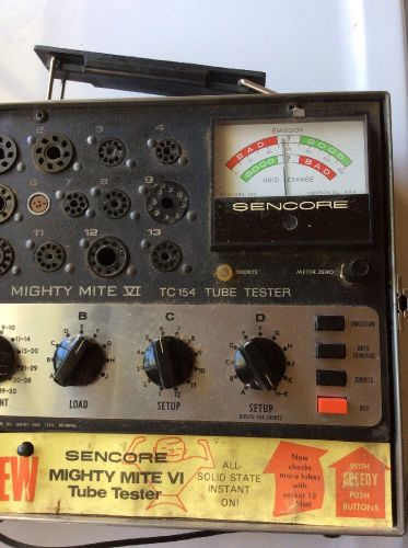 SENCORE TC 154 TUBE CHECKER.  WORKS