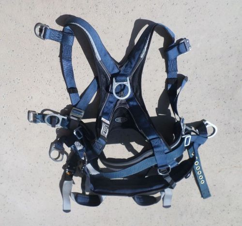 XL Sala Exofit Tower harness with seat Mo# 1108657 With Accessories. Excellent.