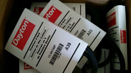 Hvac drive  v belts.  dayton  ,correas for sale