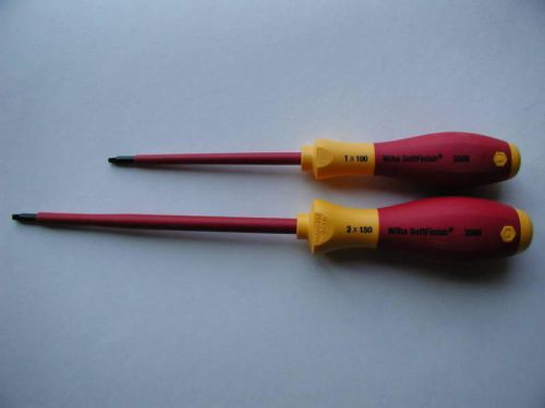 Wiha 2 Pc Square Tip Insulated Screwdriver/35811/35812