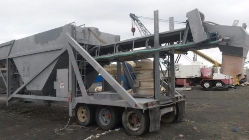 Ross 100 portable low profile concrete batch plant (stock #1872) for sale