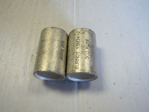 NEW LOT OF 2 BURNDY YSM34-2 500Kcmil