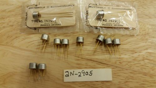 2N2905 TRANSISTOR NEW 9PCS 2PCS USED MOTOROLA AND ED