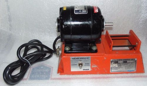 ERASER - RUSH WIRE STRIPPER DIV. MODEL C100 - MOTOR &amp; BASE ONLY - MOTOR EX. COND