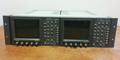 Tektronix 1765 Waveform Vector Monitor/ WFM 601 Monitor Dual Unit Mount