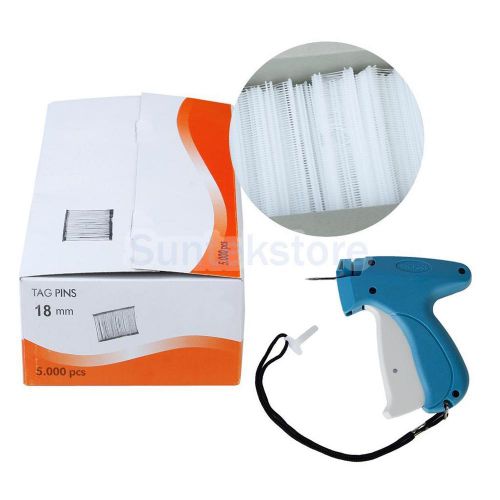 Garment standard label price tag gun machine + 5000pcs 0.71 inch/18mm tag barbs for sale