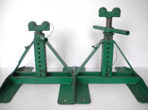 GREENLEE Screw-Type Reel Stand Assy 687 2500lbs. Capacity Adjustable 13&#034; - 28&#034;