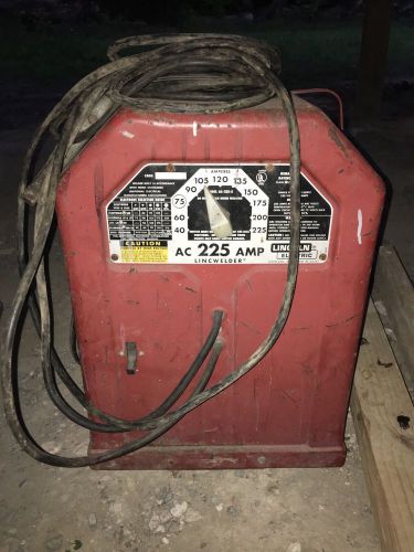 Used Lincoln electric power welder 240 volt 225 amp stick welder