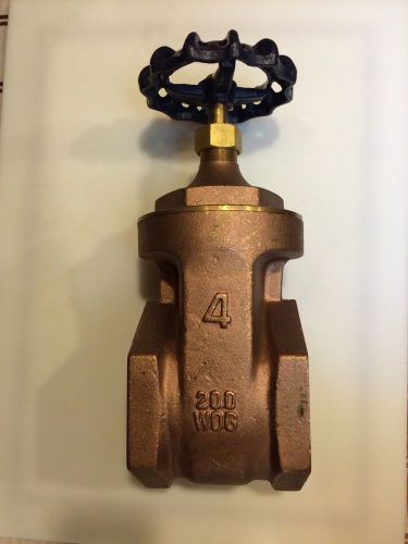 4 inch brass gate valve - new -legend valve company - 4&#034; for sale