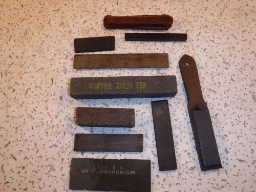 MACHINIST TOOLS Lot of Honing and Sharpening Stones Knife - Carborundum - Nice