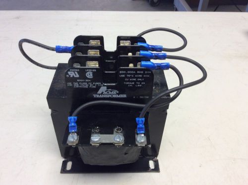 Acme ta-2-81213-f3 isolation transformer 250 va .25 kva single phase ta281213f3 for sale