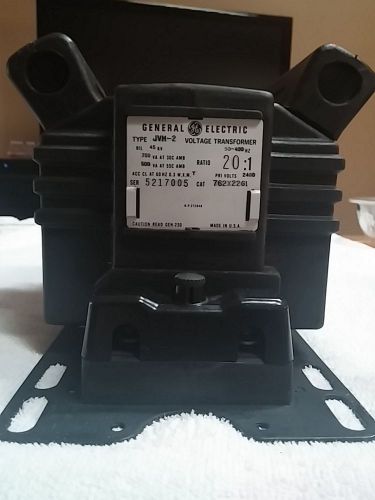 General electric ge 762x221g1 jvm-2 75va 2400v 20:1 potential transformer pt001 for sale