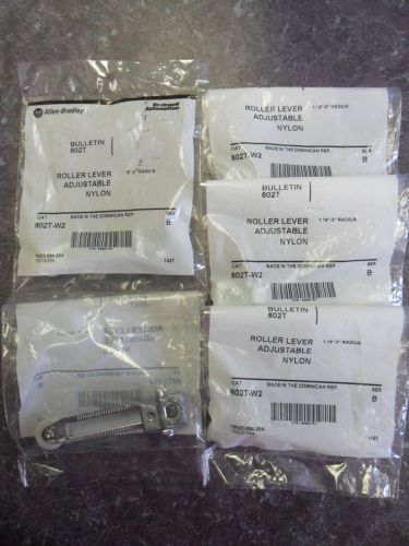 New lot allen bradley 802t-w2 adjustable limit switch lever arms 1.9&#034; - 3&#034;  nifp for sale