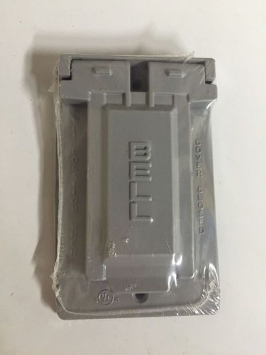 Waterproof single-gang device cover vertical gfci 5103-0 bell outdoor for sale