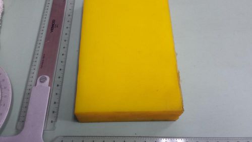 1-1/2&#034; x 5&#034; x 8&#034;  urethane / polyurethane 40 a yellow sheet p/n 11329 for sale