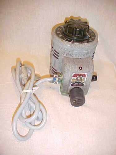 Nice! TYPE 500B 0-140 volt ADJUST A VOLT Standard Electrical Staco Variac