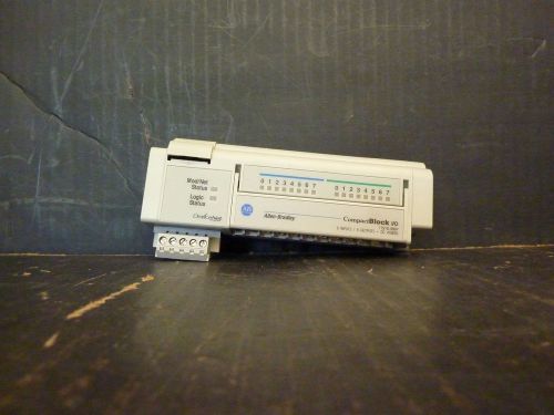 Allen Bradley 1791D-8B8P Series D Compact Block Base Module