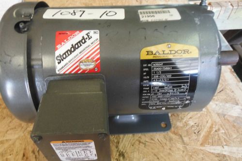 BALDOR M3554T 1-1/2 HP 3 PH MOTOR NEW