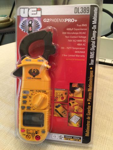 Uei dl389 g2 phoenix pro plus clamp meter,true rms, detachable head, k-type temp for sale