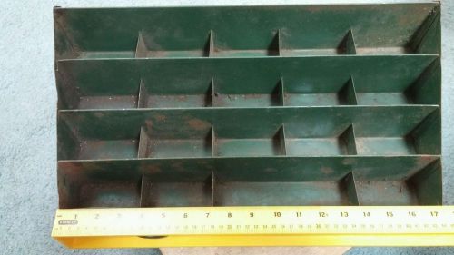 Vintage metal parts storage/holder