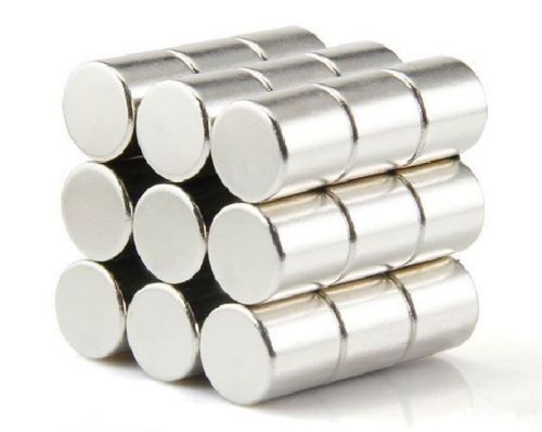 10pcs 10 X 8mm Neodymium Disc Super Strong Rare Earth N50 Small Fridge Magnets