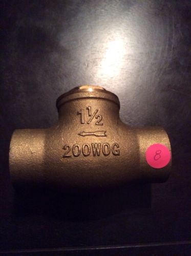 Brass 1 1/2&#034; Check Valve Cv112S200Wog