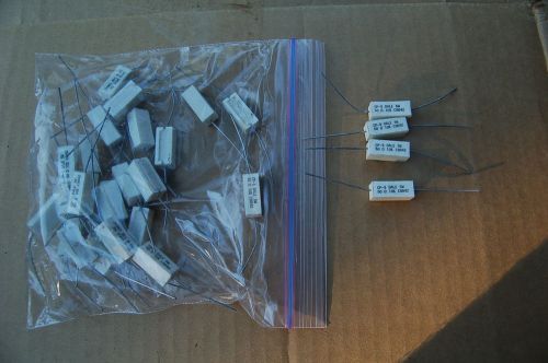 DALE CP-5 POWER RESISTORS, 50 OHM, 5 WATT, 10% TOLERANCE, C8842, LOT OF 25, NEW!