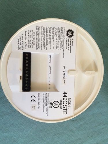 Esl 449cste smoke detector 4 wire w/ sounder, heat sensor, eol relay for sale