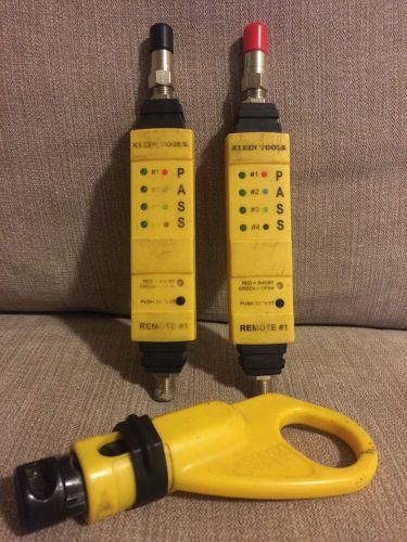 Two Klein Tools VDV512-058 Coax Explorer Plus Tester