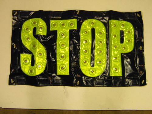 Safety Sign, &#034;STOP&#034; Flashing LED Mat, Large