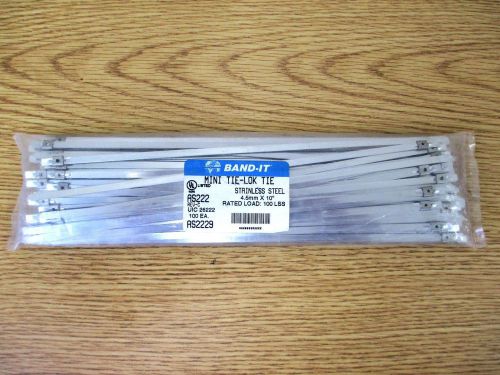 BAND-IT Mini Tie-Lok Ties AS2229 0.177&#034; wide x 10&#034; length x 2&#034;ID