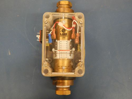 Lake monitors flow alarm n4b-6wd-05-l water flow switch compressor for sale